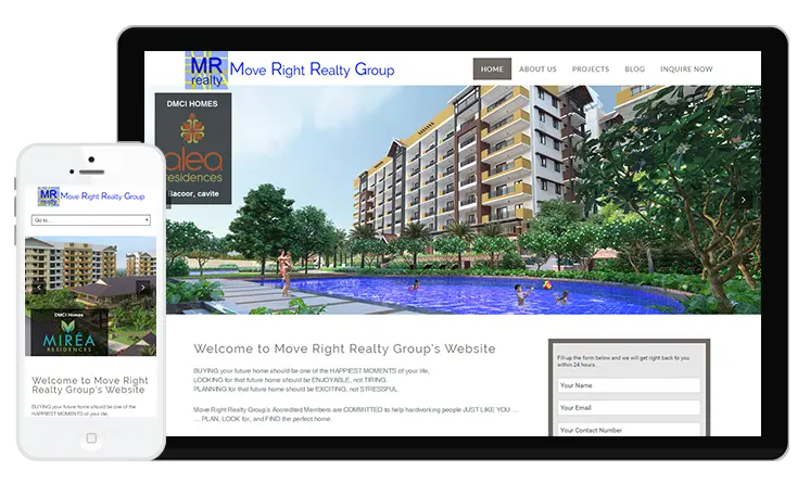 Move Right Realty Group Web Design