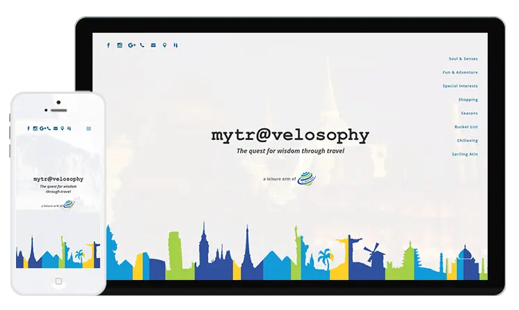 Mytravelosophy Web Design