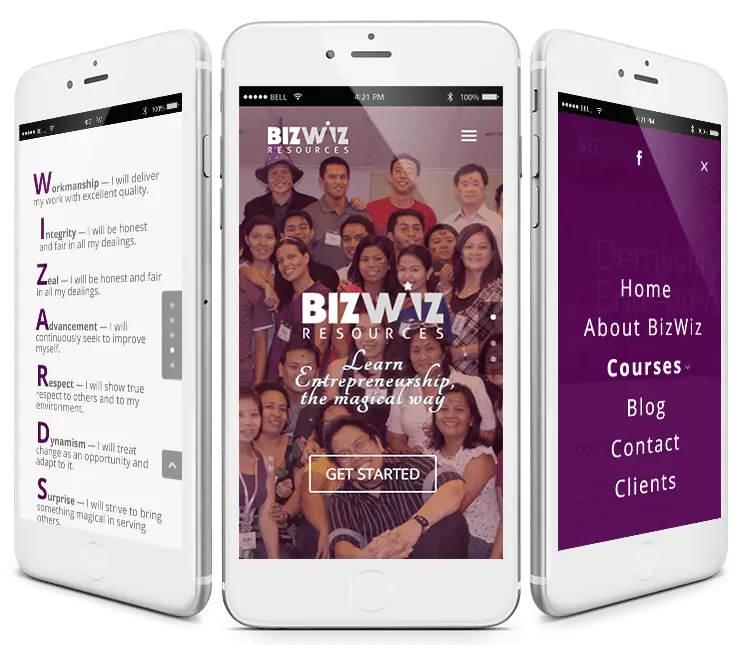 BizWiz Resources Mobile Responsive