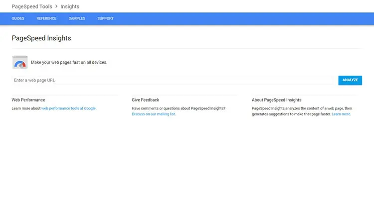 Google PageSpeed Insight Free Tool