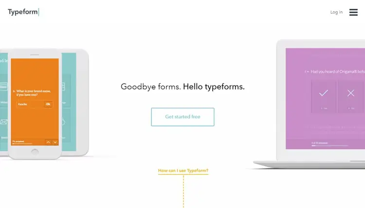 Typeform Site Preview