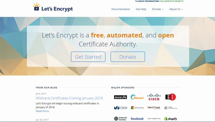 Let's Encrypt Site Preview