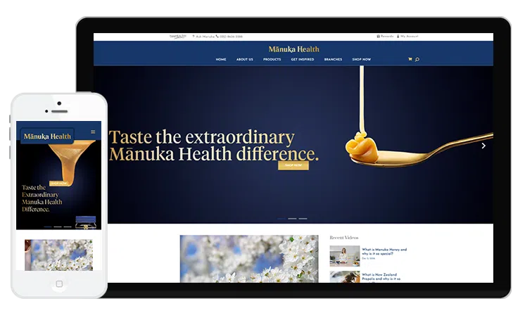 Manuka Health Web Design
