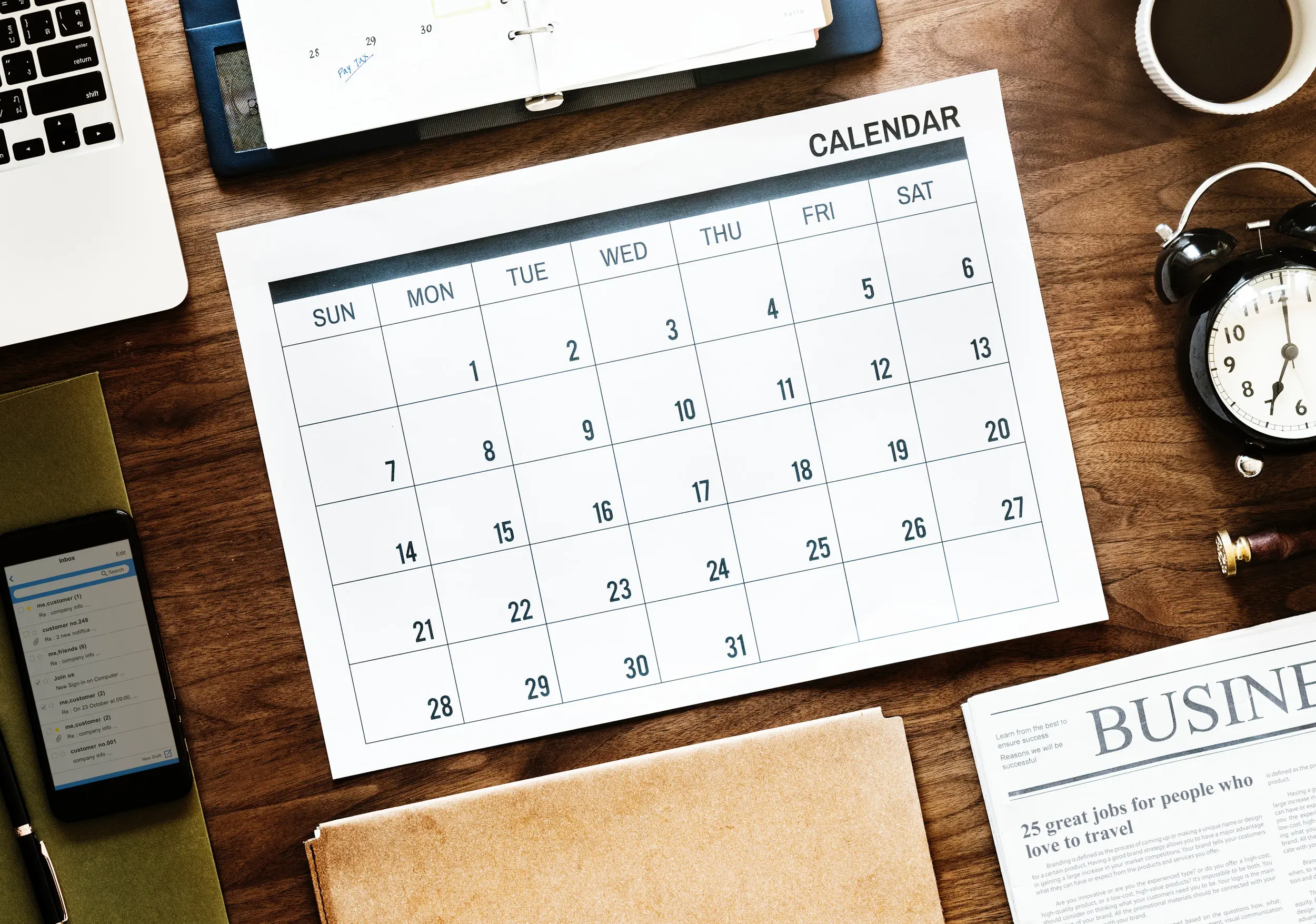 The Content Marketing Calendar For Your Company