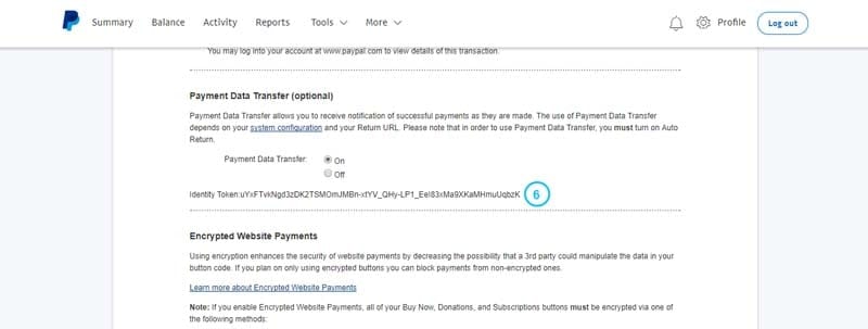Get PayPal Identity Token