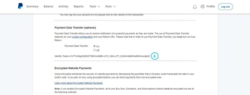 Get PayPal Identity Token
