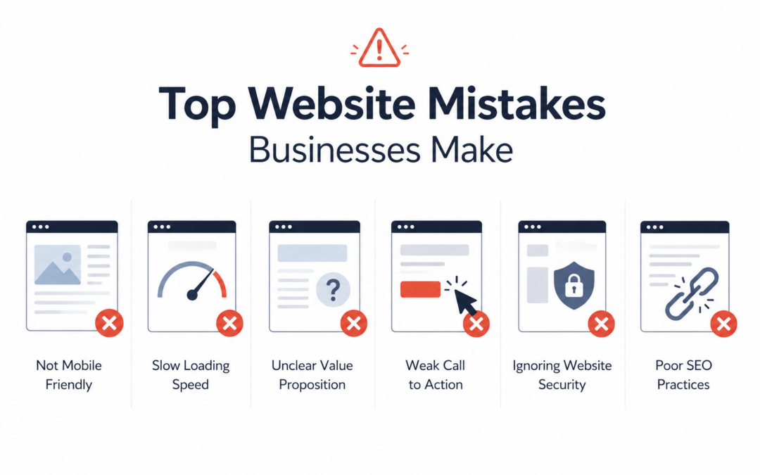 Top Website Mistakes Businesses Make